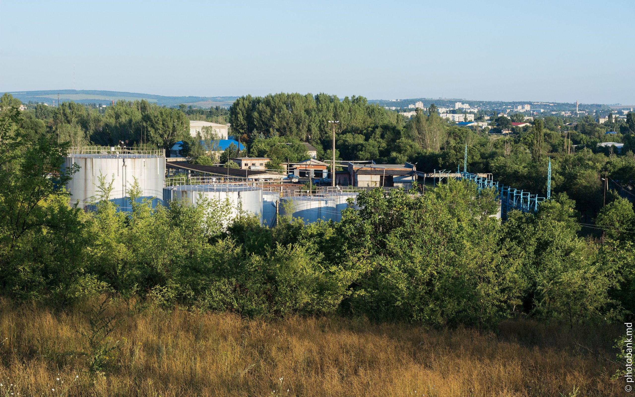 Petroleum storage tank farm